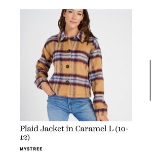 Mystree Plaid Jacket